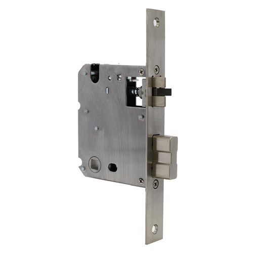 McGrath Mortice Lock, 60mm Backset with 8mm Low Spindle Hub and 180mm Long Face Plate, Suits NX1 and Albion Locks