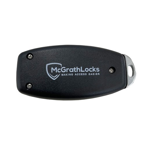 McGrath Locks Remote To Suit TTLock, Black with Silver Trim,  1 x CR2032 3v Battery Included