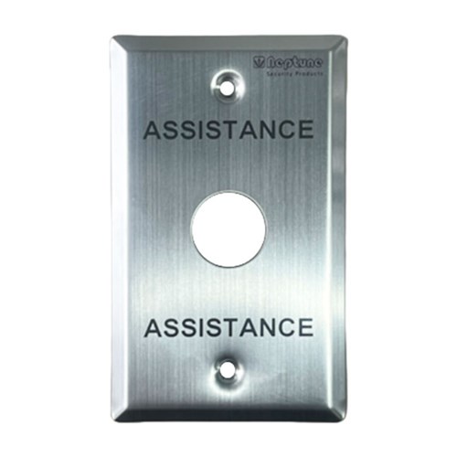 Neptune ASSISTANCE Plate Only ANSI 0.9mm Stainless Steel - NEASSTABP