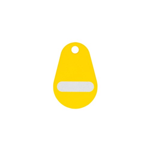 Neptune Overmoulded Pear Fob HID Prox 125kHz Yellow