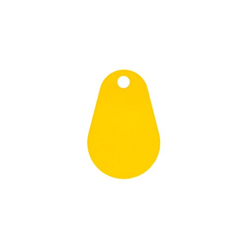 Neptune Overmoulded Pear Fob MIFARE Classic 1k S50 Yellow