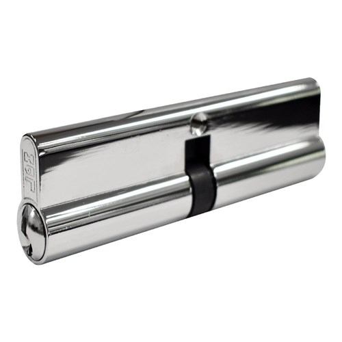 PROTECTOR Euro Double Cylinder with Fixed Cam LW4 Profile KA Chrome Plate 110mm - PCD110-5P-KA-CP