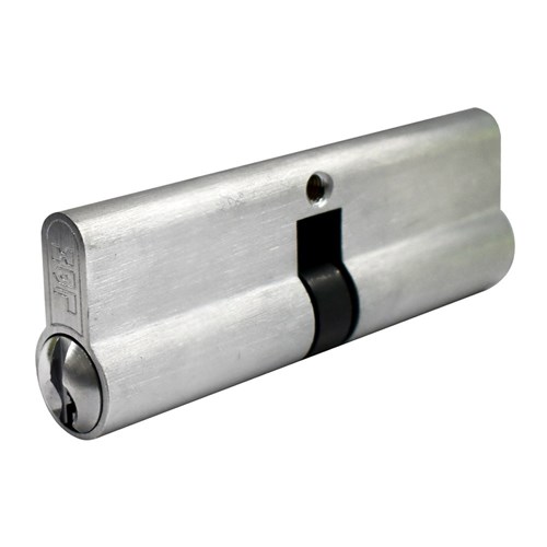 PROTECTOR Euro Double Cylinder with Fixed Cam LW5 Profile KD Satin Chrome 90mm - PCD90-6P-KD-SC