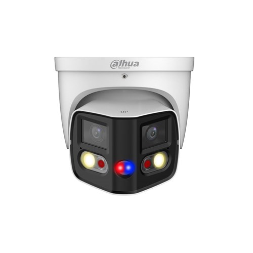 Dahua WizSense TiOC Duo Series 2x4MP Dual-Lens Eyeball Network Camera with 2.8mm Fixed Lens, IP67  DH-IPC-PDW3849-A180-AS-PV