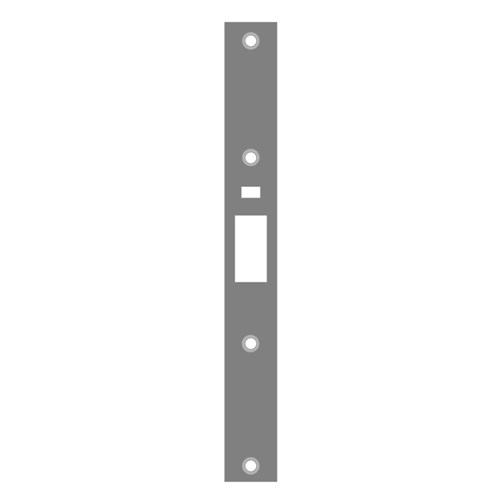 Parasole Extended Face Plate suits Wide Body Lock, Satin Stainless Steel Finish, 255mm length