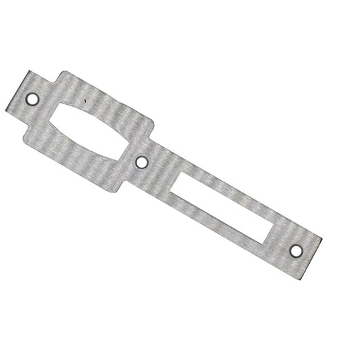 Protector 412 Series Euro Cylinder Roller Bolt Mortice Sash Strike Plate Satin Stainless Steel - 720-SP-SSF