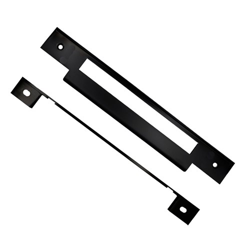 PROTECTOR Universal Rebate Kit suits 485 & 785 85mm pitch mortice locks Matt Black - PRMM011MB