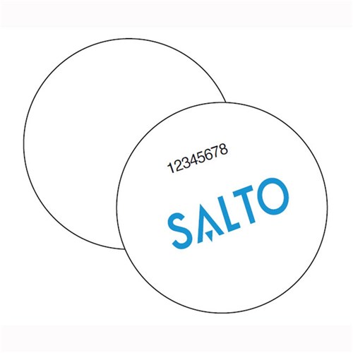 Salto Desfire 4K Stickers for KS. Pack of 20 units.