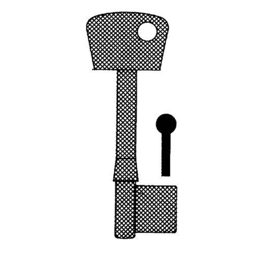 RST BLANK CHUBB 196B BRASS