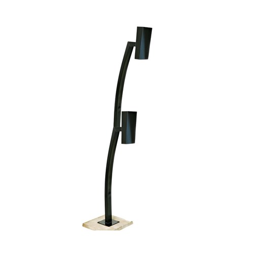 RIK Bollards Double Black Bollard - RIK02-BLACK