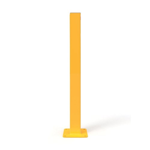 RIK Bollards Straight Post Yellow Bollard, 1.2m High - RIK1200-YELLOW