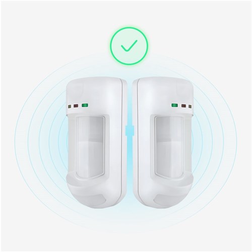 RISCO WatchIN Grade 3 Dual Tech Indoor Detector, Anti-Mask, Relay and BUS Connectivity, 25m Range, includes Swivel Bracket - RK325DT0000D