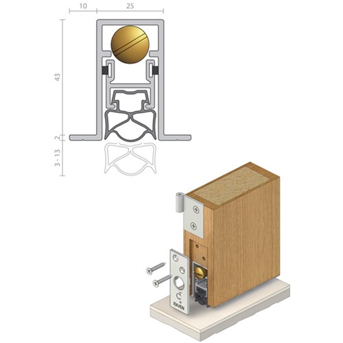 RAVEN DOOR SEAL RP70SIx610MM  CA