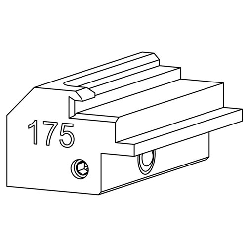 Silca Clamp to suit Quattrocode D-Series D600 or D700 Machines for Cutting EVVA 3KS 4KS Keys 175 - D7A9953ZB