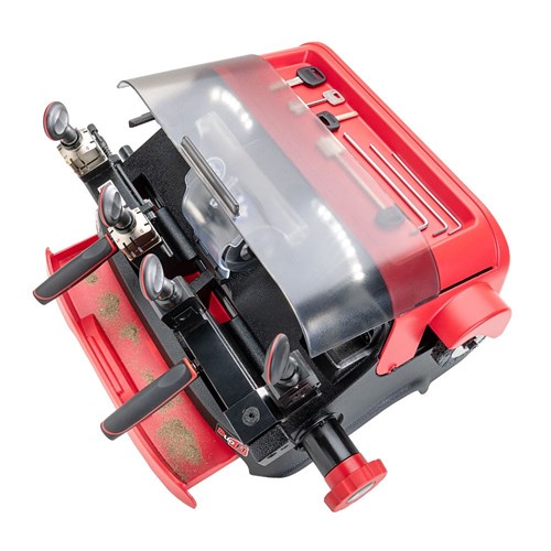 Silca Key Cutting Machine Duo F1 with Dual Stations for Household, Car and Basic Bit or Mailbox Keys - D8B0876ZB