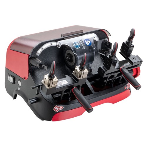 Silca Key Cutting Machine Duo F1 with Dual Stations for Household, Car and Basic Bit or Mailbox Keys - D8B0876ZB