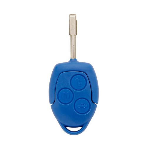 Silca Automotive Key and Remote Replacement Shell for Ford Transit with 3 Buttons and FO21 Fixed Blade