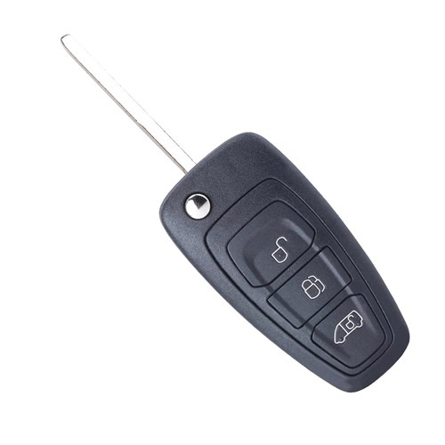 Silca Automotive Key and Remote for Ford Transit with 3 Buttons ID47 and HU101 Flip Blade