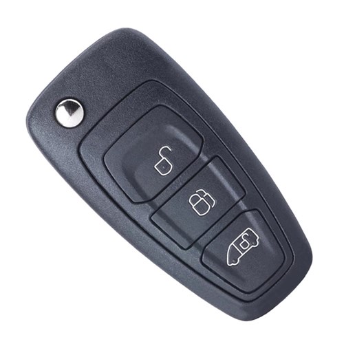 Silca Automotive Key and Remote for Ford Transit with 3 Buttons ID47 and HU101 Flip Blade