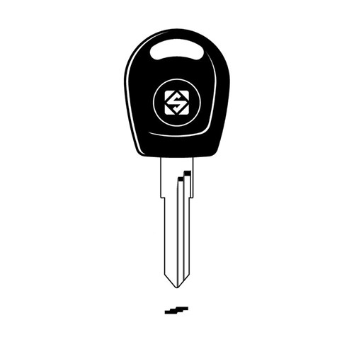 Silca HU49 Transponder Key Blank for VAG Vehicles less Chip