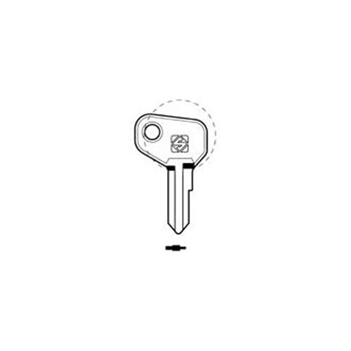 Silca IJ1 Key Blank for Ij Cylinders ad Rolladoors