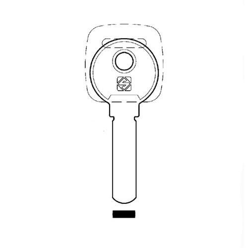 Silca KAK1 Key Blank for Kaken and other Cylinders including some McGrath types