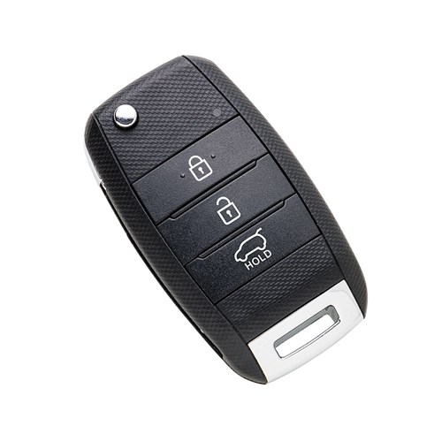 Silca Automotive Key and Remote for Kia Sportage With 3 Buttons ID6F-60 and KIA8 Flip Blade