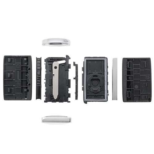 Silca Automotive Smart Key and Remote Replacement Shell for Mazda with 3 Buttons and MAZ24R Emergency Blade