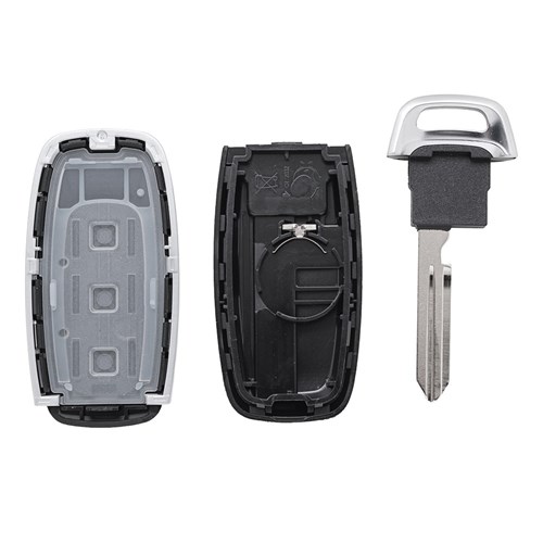Silca Automotive Smart Key and Remote Replacement Shell for Nissan with 3 buttons and NSN14 Emergency Blade