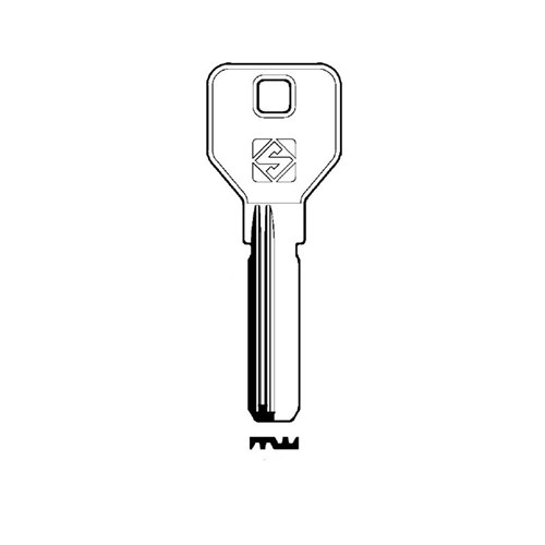 Silca Key Blank (Dimple M-Wave style) for imported cylinders RC10R