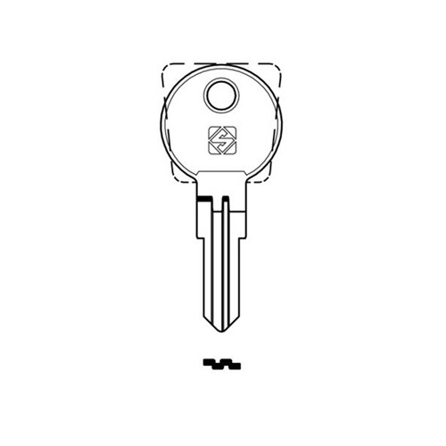 Silca SSF1R Key Blank for Sentry Safe Cylinders