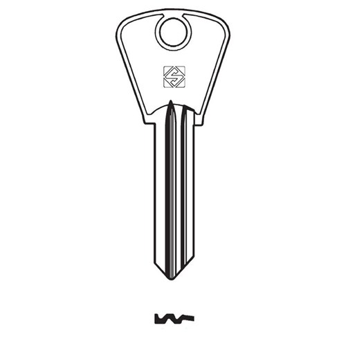 Silca TR1 Key Blank for Trio-Ving Cylinders