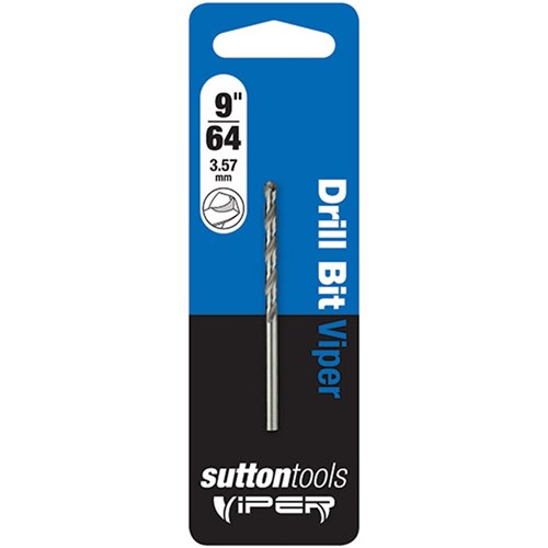Sutton Viper Jobber Drill Bit HSS, 9/64