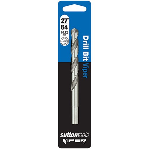 SUTTON DRILL HSS 27/64 JOBBER D105 VIPER ANSI B94-11 CD