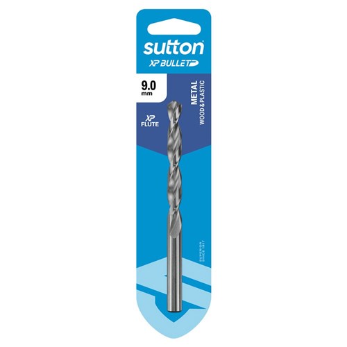 Sutton XP Bullet Jobber Drill Bit HSS Carded 9.0mm - D220H0900