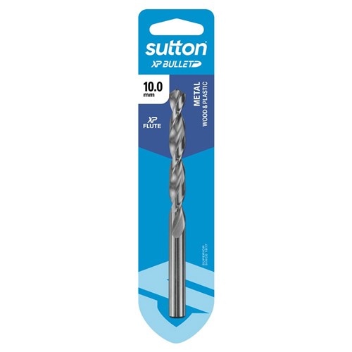 Sutton XP Bullet Jobber Drill Bit HSS Carded 10.0mm - D220H1000