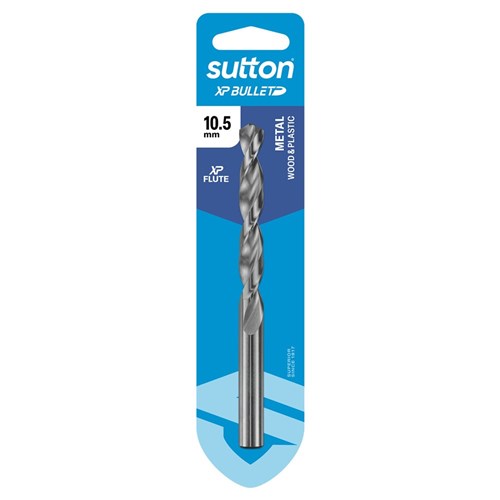 Sutton XP Bullet Jobber Drill Bit HSS Carded 10.5mm - D220H1050