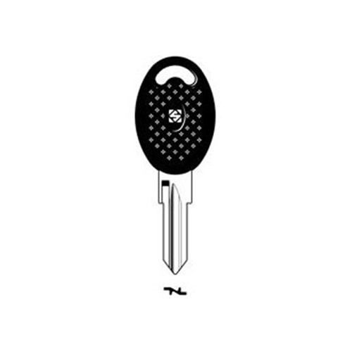 Silca ZD23RBP Key Blank with Plastic Head for Zadi, Motorbikes, Cars, Caravans and Various Locks