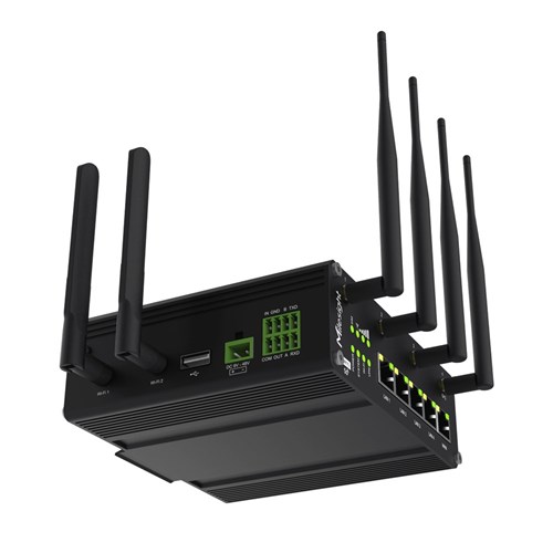 Milesight UR75 Dual Sim 5G Series Industrial Router, GPS, PoE, Wi-Fi - UR75-504AE-P-W2