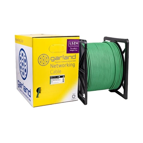 Garland Cat6 Green UTP Low Smoke Zero Halogen 305m Box - UTPL6HFGN305RBB