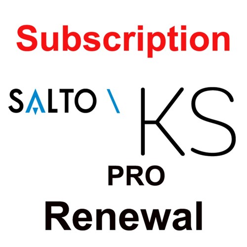 SALTO KS Pro Subscription Two Extra Large. Renewal must provide UID