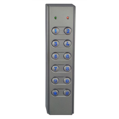 Nidac Prove Series Vandal Resistant Mullion Keypad, Standalone - NPE-VST62