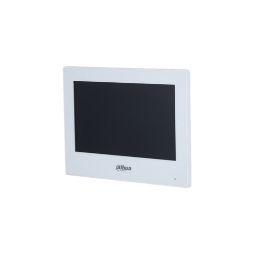 Dahua IP Indoor 7inch Residential/Apartment Intercom Touch Screen Monitor, White - DHI-VTH2621GW-P