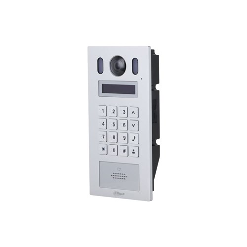 Dahua IP Video Silver Apartment Intercom Door Station with 2MP Camera, IP65 and IK08 - DHI-VTO6222E-P