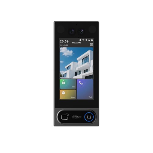 Dahua IP Villa Door Station Black 5 inch IPS Screen, Wi-Fi, IP65 - VTO6631QB-WP
