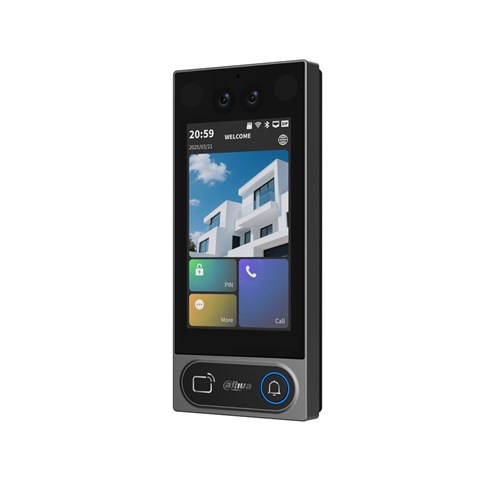 Dahua IP Villa Door Station Black 5 inch IPS Screen, Wi-Fi, IP65 - VTO6631QB-WP