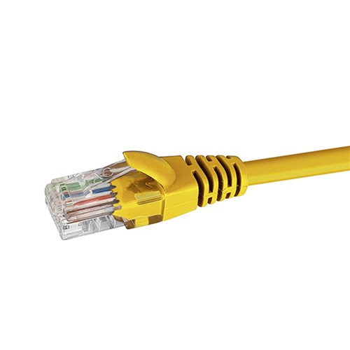 Datamaster Cat6 Patch Lead, 0.5m, Yellow