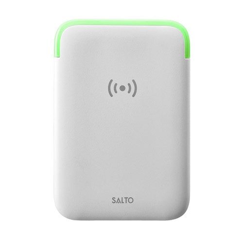 SALTO XS ANSI Wall Reader with HSE, BLE and Mifare DESFire, Rectangular, White Finish, For CU42 and CUC1 Controllers.