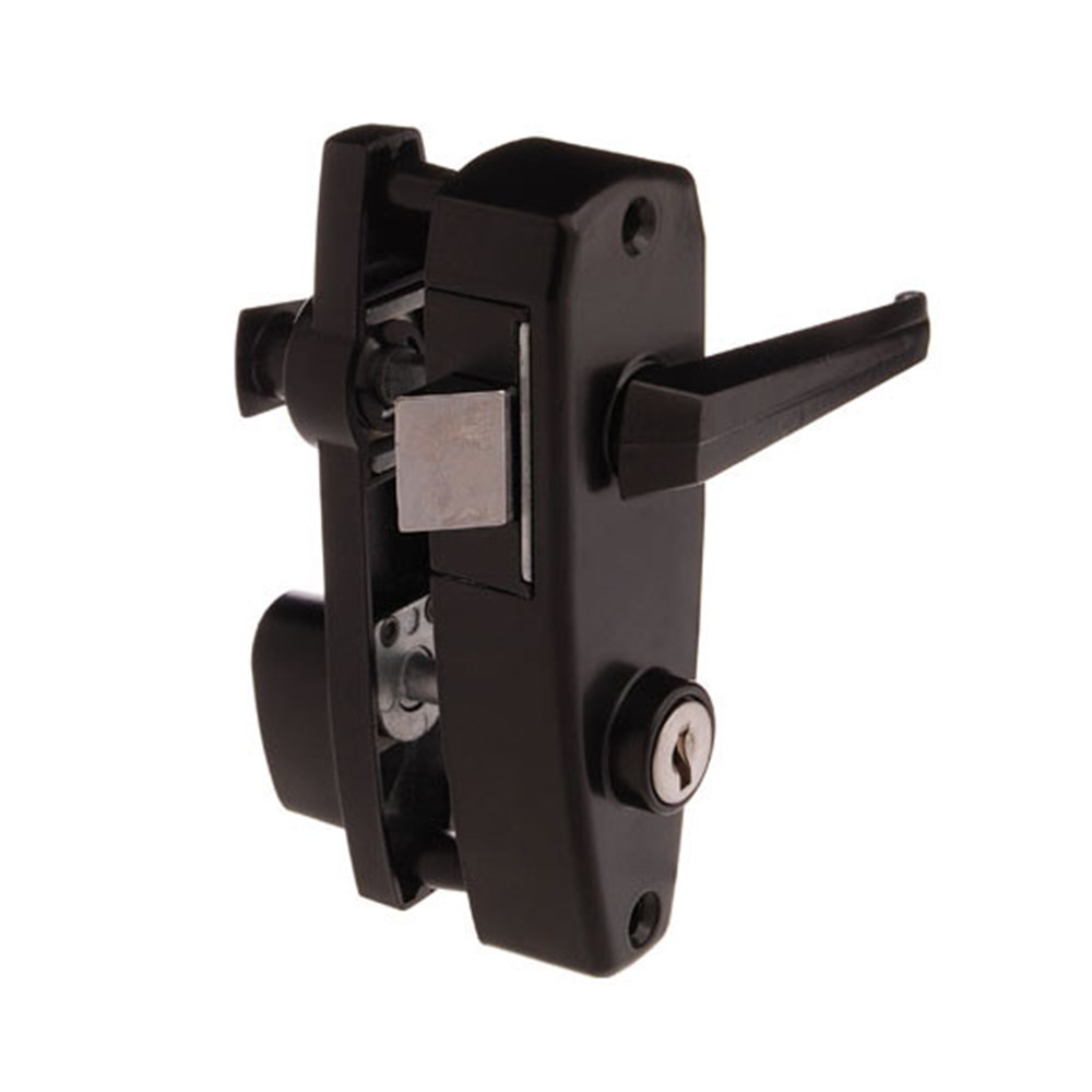 WHITCO SAFETY SCREEN DOOR LOCK W850117 BLK Whitco Safety Screen Door 