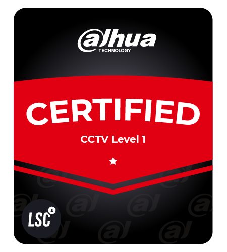 Dahua CCTV Level 1 badge